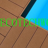 138*23木塑地板 环保WPC装饰材料塑木地板 户外空心木塑地板